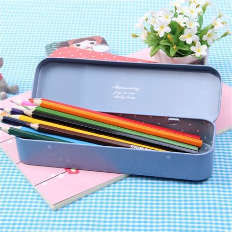 metal pencil box items|tin pencil boxes for sale.